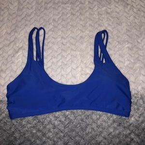 target blue bikini top